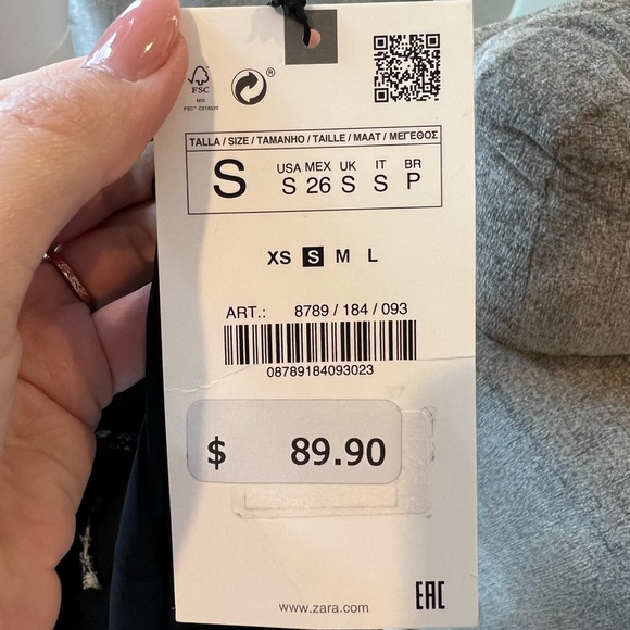 Black and white Zara mini dress size s - Picture 13 of 13